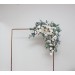 Flower arch arrangement in white blush pink colors.  Arbor flowers. Floral archway. Faux flowers for wedding arch. 0028-2