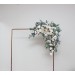 Flower Arch Arrangement in White & Blush Pink | Faux Floral Archway for Wedding