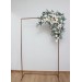 Flower Arch Arrangement in White & Blush Pink | Faux Floral Archway for Wedding