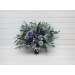 Navy Blue, Dusty Blue, Burgundy & Sage Green Wedding Bouquets | Faux Bridal & Bridesmaid Flowers