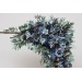 Flower Arch Arrangement in Navy Blue, Dusty Blue, Burgundy & Sage Green | Faux Floral Archway for Wedding