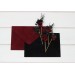 Set of 5 bobby pins in black-burgundy color scheme. Hair accessories. Flower accessories for wedding. 5325