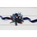 Wedding boutonnieres and wrist corsage in navy blue dusty blue burgundy sage green color scheme. Flower accessories. 5332