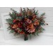 Wedding Bouquets in Burgundy, Dusty Rose, Terracotta & Rust | Faux Bridal & Bridesmaid Bouquets