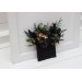 Black, Gold & Green Pocket Boutonniere | Elegant Flower Accessories