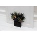 Black, Gold & Green Pocket Boutonniere | Elegant Flower Accessories