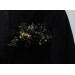 Black, Gold & Green Pocket Boutonniere | Elegant Flower Accessories