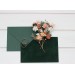 Set of 7 bobby pins in white peach color scheme. Hair accessories. Flower accessories for wedding. Flower hair pins. Bridesmaid gift. 5334