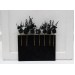 Set of 7 black hair pins. Flower hair pins. Hair accessories. Flower accessories for wedding. Bridesmaid gift. Halloween wedding. Gothic wedding. 5336