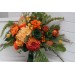 Orange & Green Wedding Bouquets | Faux Bridal & Bridesmaid Flowers
