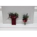 Wedding boutonnieres in burgundy dusty rose color scheme. Flower accessories. Pocket boutonniere. Square flowers. 5341