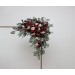 Flower Arch Arrangement in Burgundy & Blush Pink | Faux Floral Archway for Wedding