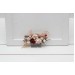 Flower comb in burgundy blush pink color scheme. Wedding accessories for hair. Bridal flower comb. Bridesmaid floral comb. Rustic wedding. 5342