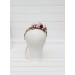 Burgundy blush pink flower crown. Hair wreath. Flower girl crown. Wedding flowers.5342