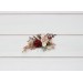 Flower comb in burgundy blush pink color scheme. Wedding accessories for hair. Bridal flower comb. Bridesmaid floral comb. Rustic wedding. 5342