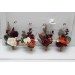 Wedding boutonnieres in burgundy rust ivory cinnamon color theme. Flower accessories. 0039 EU UK