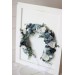 Dusty blue navy blue white flower crown. Hair wreath. Flower girl crown. Wedding flowers. VERA EU UK