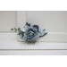 Flower comb in dusty blue navy blue white color scheme. Wedding accessories for hair. Bridal flower comb. Bridesmaid floral comb. VERA EU UK