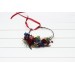 Cr-2 Burgundy navy blue gold flower crown. Hair wreath. Flower girl crown. Wedding flowers. 0031 EU UK