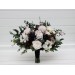 Blush Pink, Burgundy, Black, White, and Brown Wedding Bouquets – Moody Bridal & Bridesmaid Designs