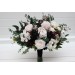 Blush Pink, Burgundy, Black, White, and Brown Wedding Bouquets – Moody Bridal & Bridesmaid Designs