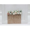 Set of 6 hair pins in white blush pink color scheme. Flower hair pins. Hair accessories. Flower accessories for wedding. Bridesmaid gift. 5347