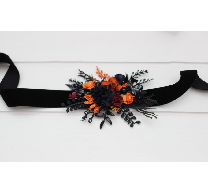 Dress belt in Black, Rust, Navy Blue, and Burgundy for Weddings