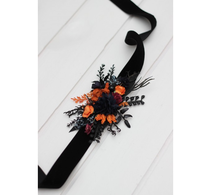 Dress belt in Black, Rust, Navy Blue, and Burgundy for Weddings