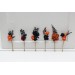 Bobby Pins in Black, Rust, Navy Blue, and Burgundy/Hair flowers