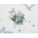 Elegant Dusty Blue & White Wedding Accessories – Hair Combs