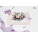 Charming Duste Purple, Lavender & White Wedding Accessories – Hair Comb