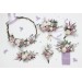 Charming Duste Purple, Lavender & White Wedding Accessories – Hair Comb