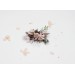 Blush Pink & Burgundy Wedding Accessories – Hair Combs with Crystals and Berries