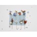 Elegant Hair Pins in Terracotta, Dusty Blue, and White