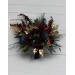 Wedding bouquets in burgundy navy blue gold colors. Bridal bouquet. Cascading bouquet. Faux bouquet. Bridesmaid bouquet. 0031