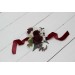 Wedding Boutonnieres & Wrist Corsage in Burgundy & Ivory | Faux Flower Accessories