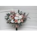 Wedding Bouquets in White & Blush Pink | Faux Bridal & Bridesmaid Bouquets