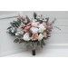 Wedding Bouquets in White & Blush Pink | Faux Bridal & Bridesmaid Bouquets