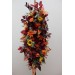 Sunflower Floral Arch Arrangement | Burgundy, Orange & Purple Fall Wedding Decor
