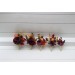 Purple, Burgundy & Orange Sunflower Wedding Boutonnieres & Corsages