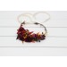 Purple, Burgundy & Orange Flower Crown | Sunflower Headband for Fall Weddings