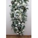 White Wedding Arch Arrangement | Faux Floral Archway for Wedding