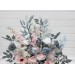 Standing Flowers in Dusty Blue, Blush Pink & White | Wedding Aisle & Floor Flowers