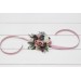 Wedding Boutonnieres & Wrist Corsages in Dusty Mauve, Dusty Blue & Ivory