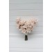 Blush Pink Real Touch Bridal Heart Bouquet | One-of-a-Kind Wedding Rose Bouquet