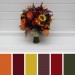 Burgundy, Orange & Purple Sunflower Bridal Bouquet | Faux Fall Wedding Flowers