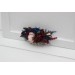 Flower Comb in Navy Blue, Blush Pink & Burgundy | Wedding Hair Accessories