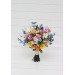 Wildflower Bouquet in Blue, White, Magenta, Yellow & Pink | Spring & Summer Wedding Flowers