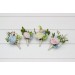 Wedding Boutonnieres in Green, Yellow, Pink & Dusty Blue | Floral Accessories