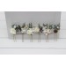 Set of 6 Hair Pins in White & Ivory | Winter Wedding Flower Hair Accessories